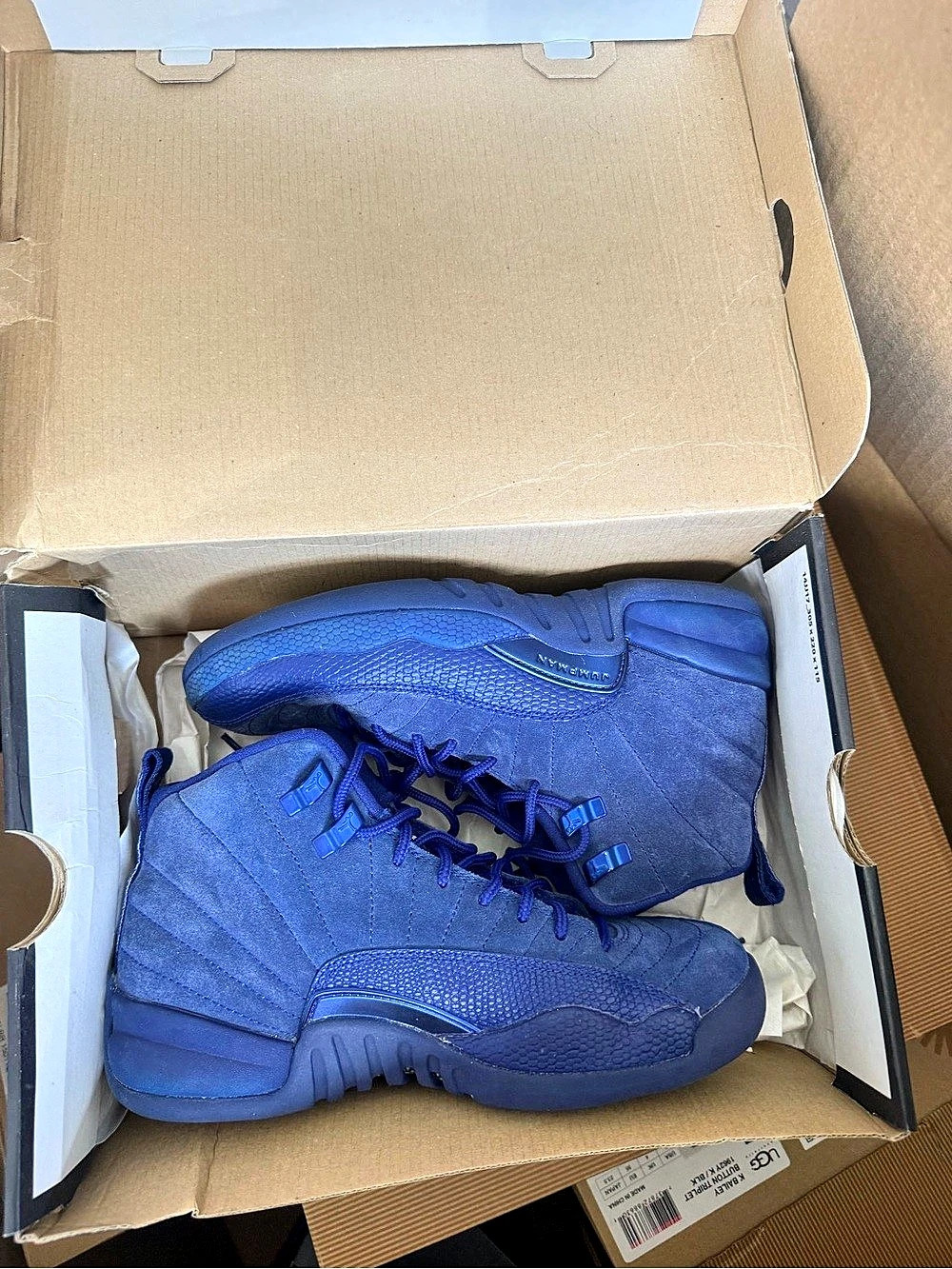 Jordan Air Jordan 12 Retro BG Deep Royal Blue Sneakers Blue US 4.5